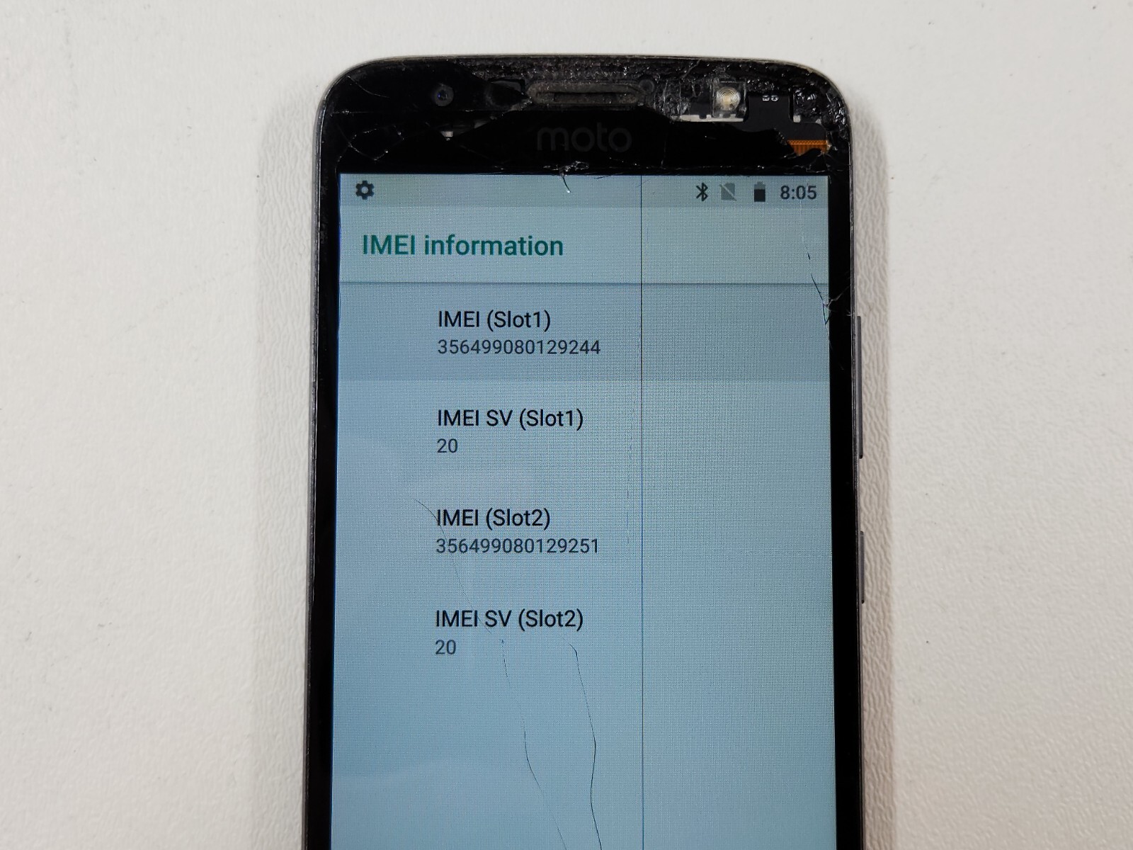 Motorola Moto G5s Plus (XT1802) 32GB – Gray (GSM Unlocked) – PLEASE READ -Q1494