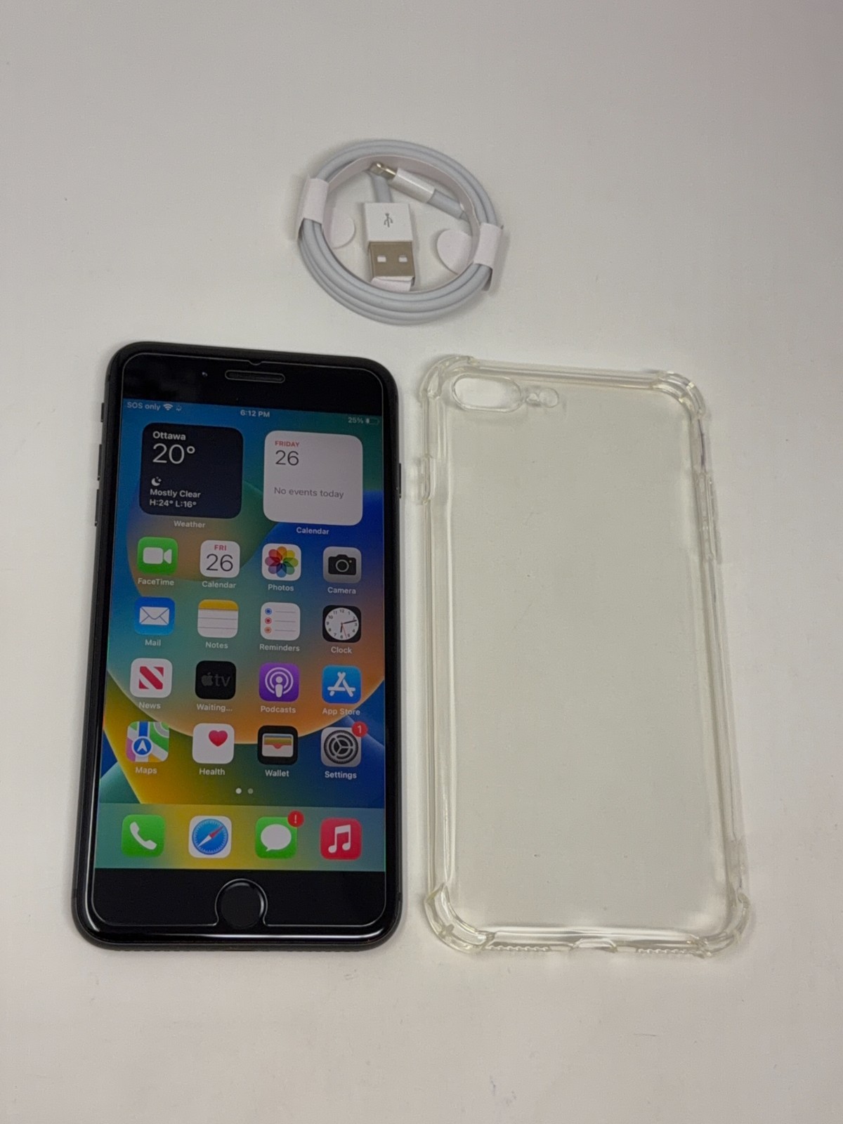 Apple iPhone 8 Plus (A1897) – 64GB Factory Unlocked Space Gray – Good Condition