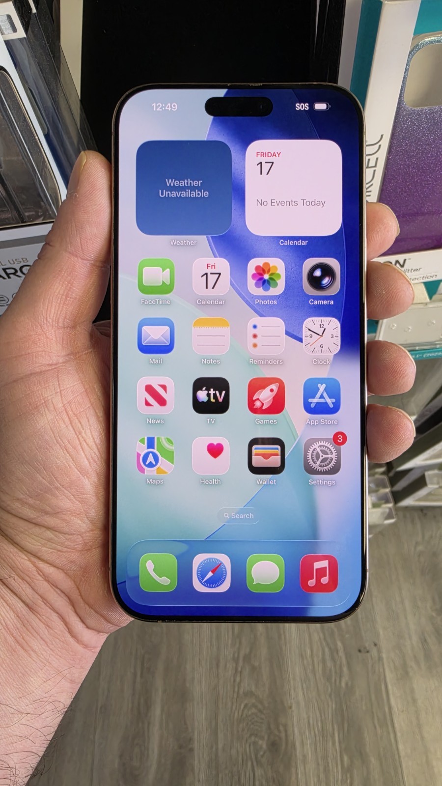 Apple iPhone 16 Pro Max – 256 GB – Desert Titanium (AT&T) – Good Condition