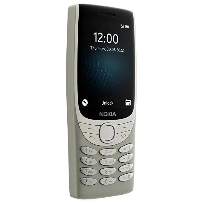 Nokia 8210 4G Unlocked Volte with Dual SIM Display Feature Phone +1year warranty