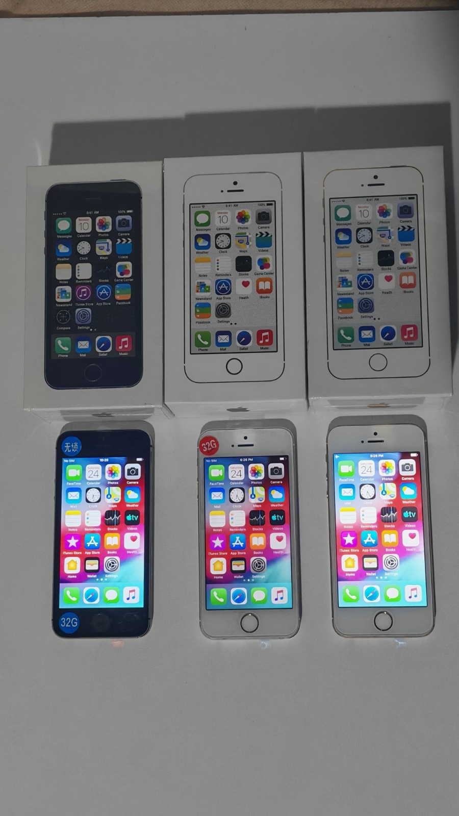 Apple iPhone 5s Unlocked 16 GB/32 GB/64 GB Gold Gray Silver Good Condition