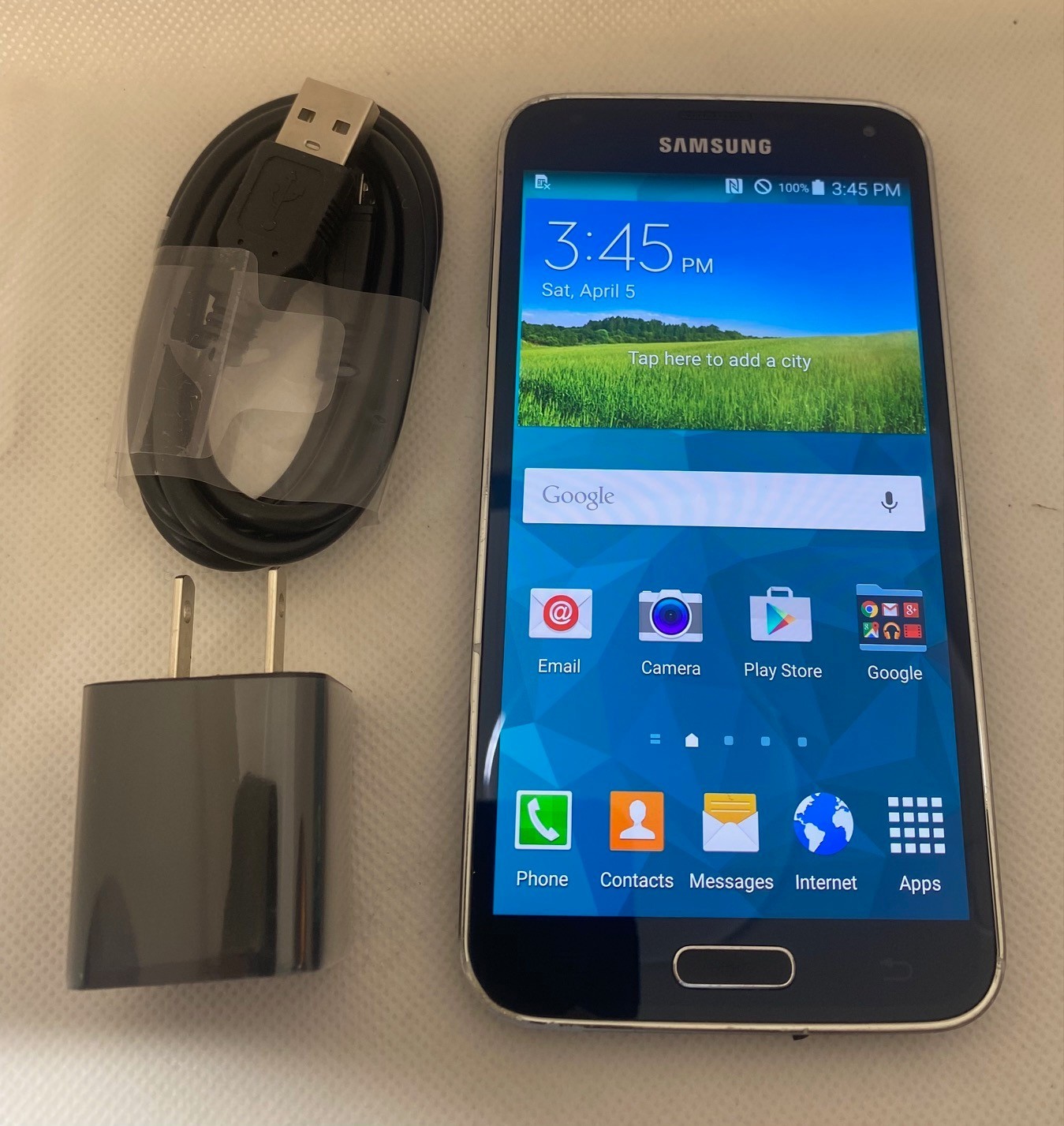 Samsung Galaxy S5 G900A 16GB Black 4G LTE GSM Unlocked -Used