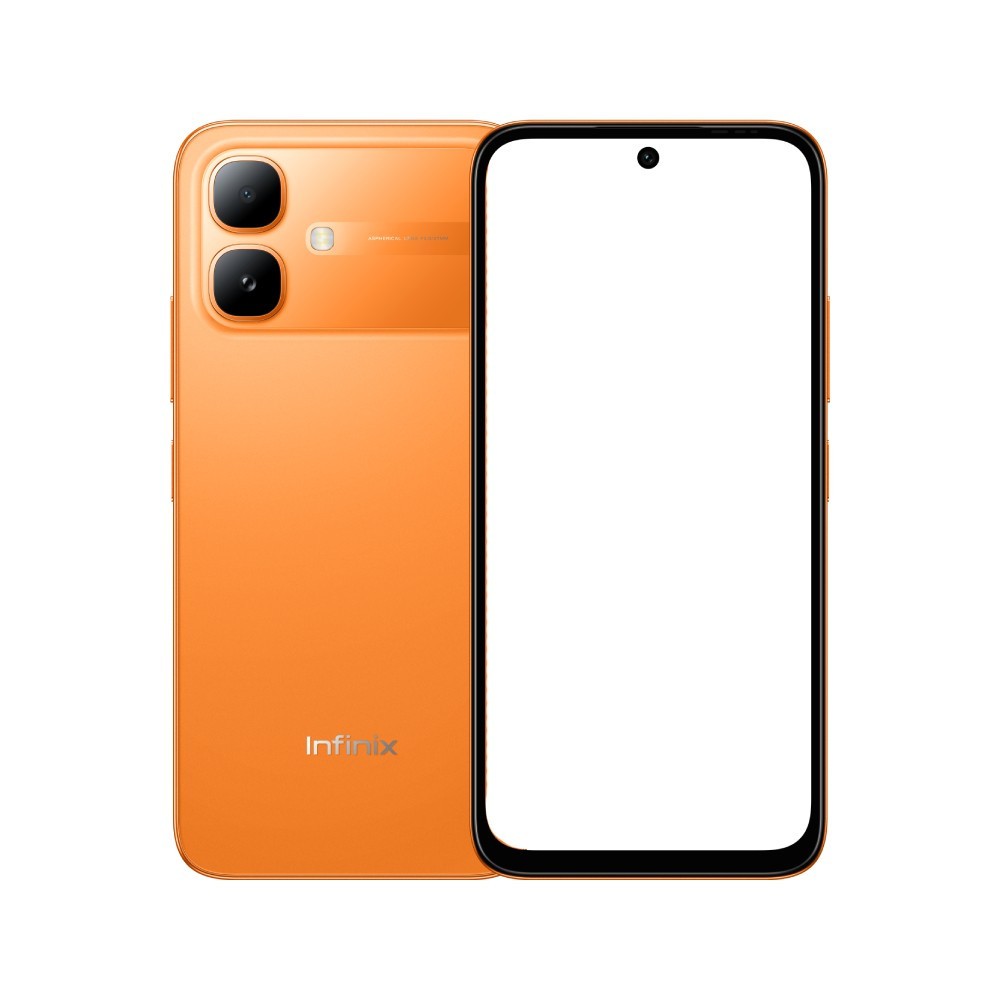 (New) Infinix Smart 20 4GB+128GB ORANGE | Dual SIM Unlocked Android Cell Phone