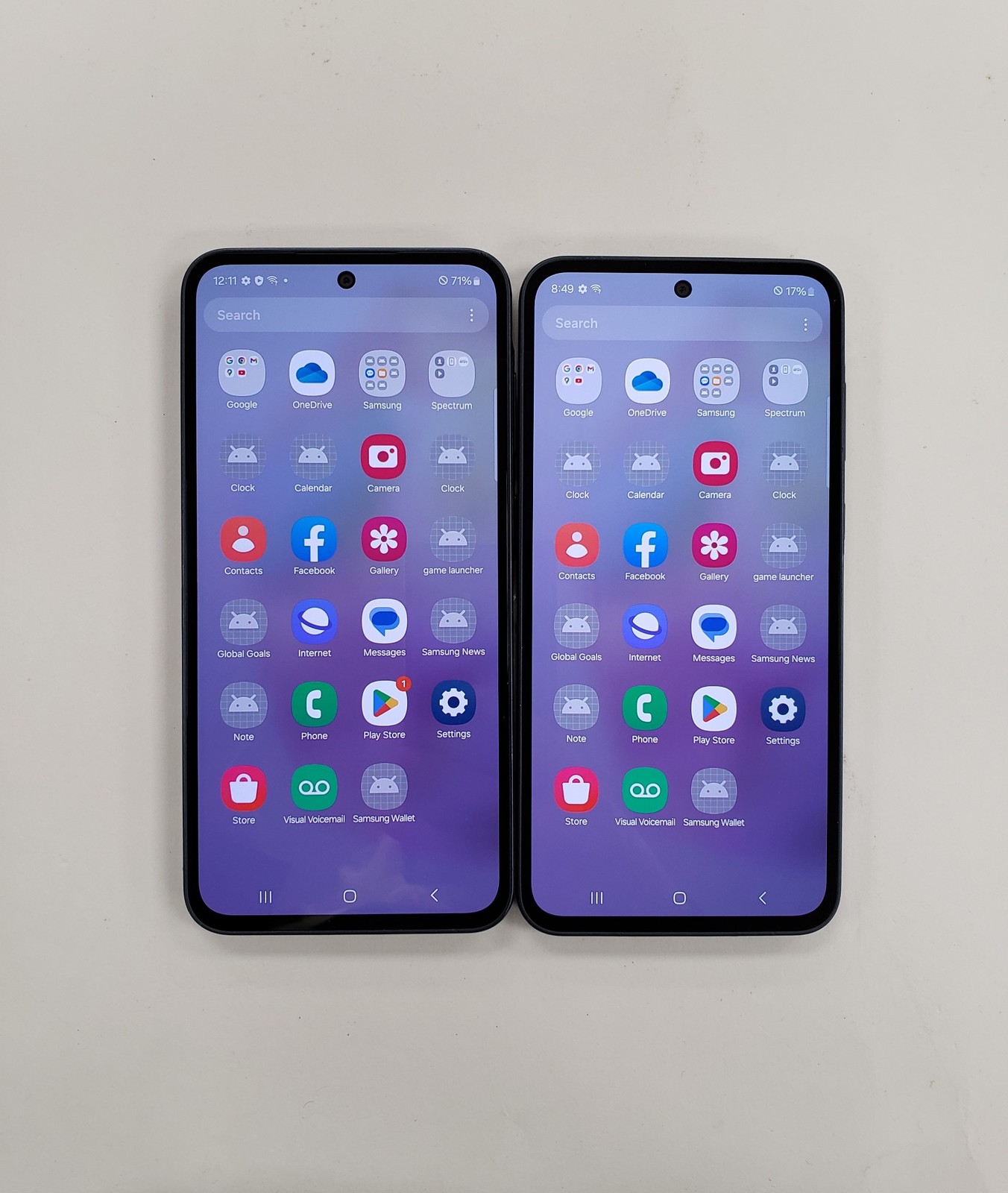Lot of 2 Samsung A35 SM-A356U 128GB Blue Spectrum Only **READ**