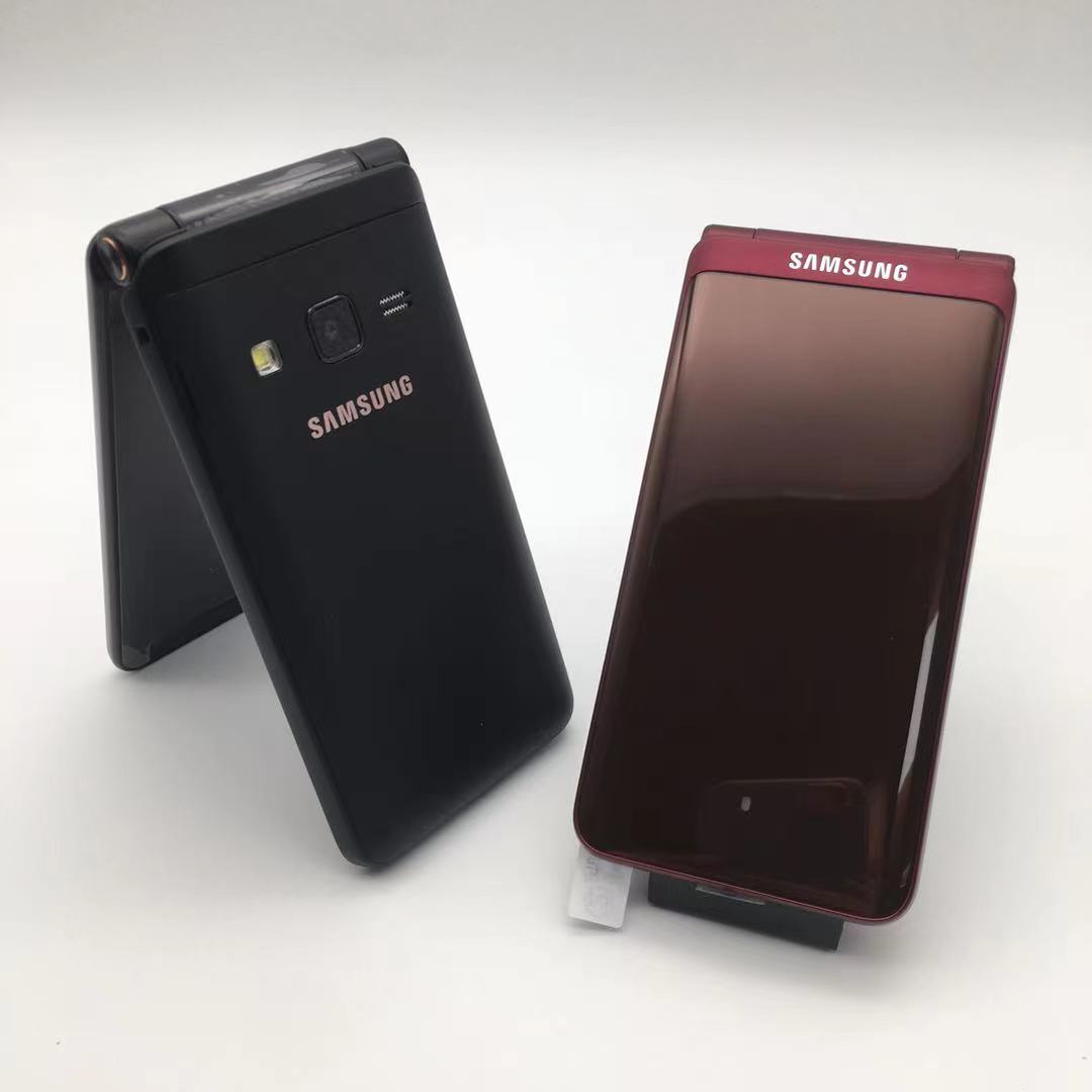 Samsung Galaxy Folder G1600 Unlocked Flip Phone Dual Sim 2GB RAM 16GB ROM GOLD