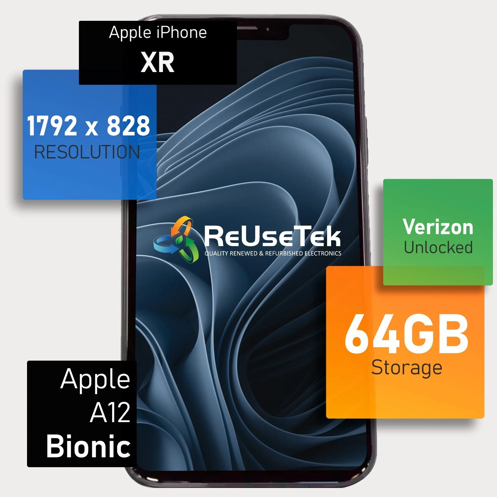Apple iPhone XR A1984 | 6.1″ | Liquid Retina HD 💎| 64GB | Verizon Unlocked 🔓