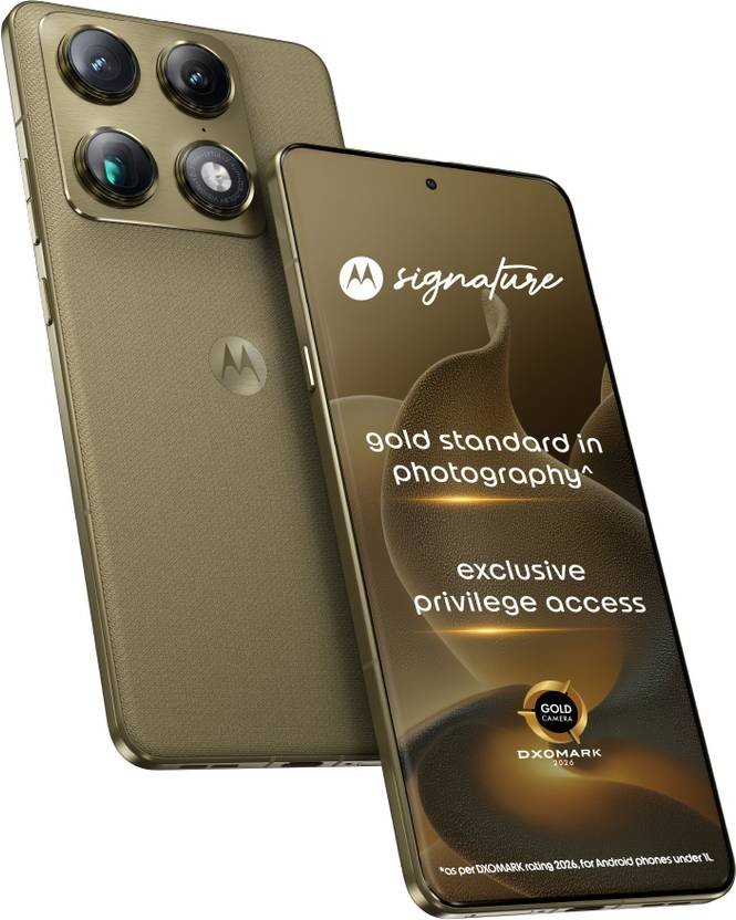 MOTOROLA Signature (Olive, 512GB 16GB RAM) 8 Gen 5 Processor Global Version.