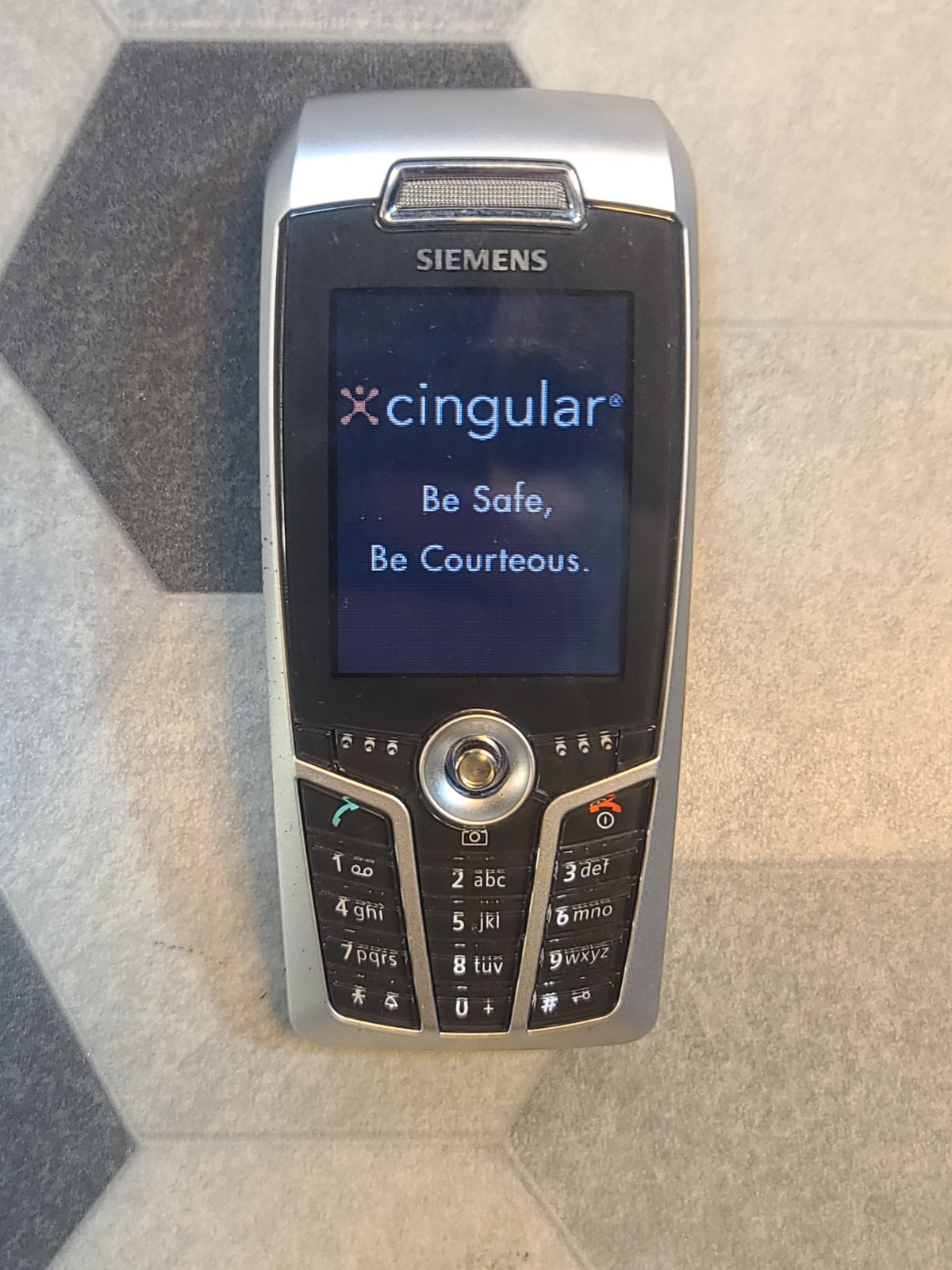 Siemens S Series S66 – Very Rare Cellular GSM Phone Black & Silver (Cingular)