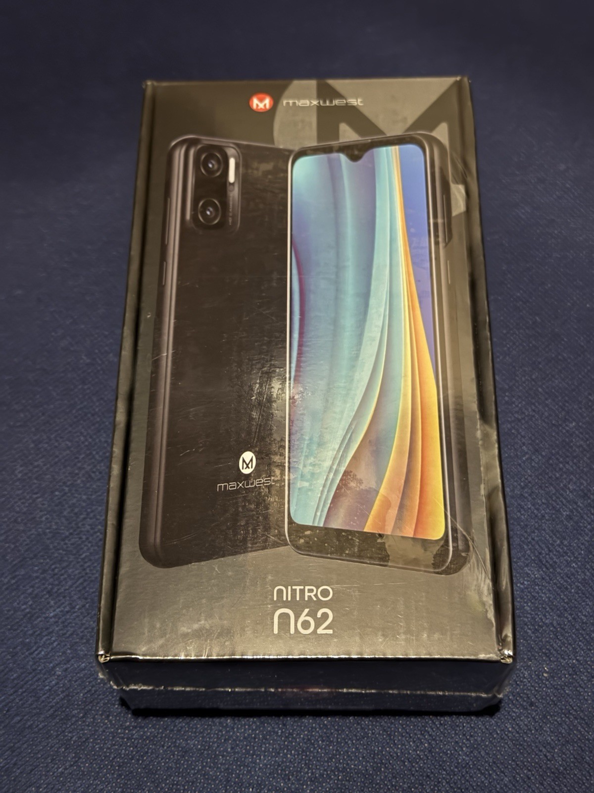 SEALED. Maxwest Nitro N62 PURPLE. 32GB (Unlocked) Dual SIM Android 12 Smartphone