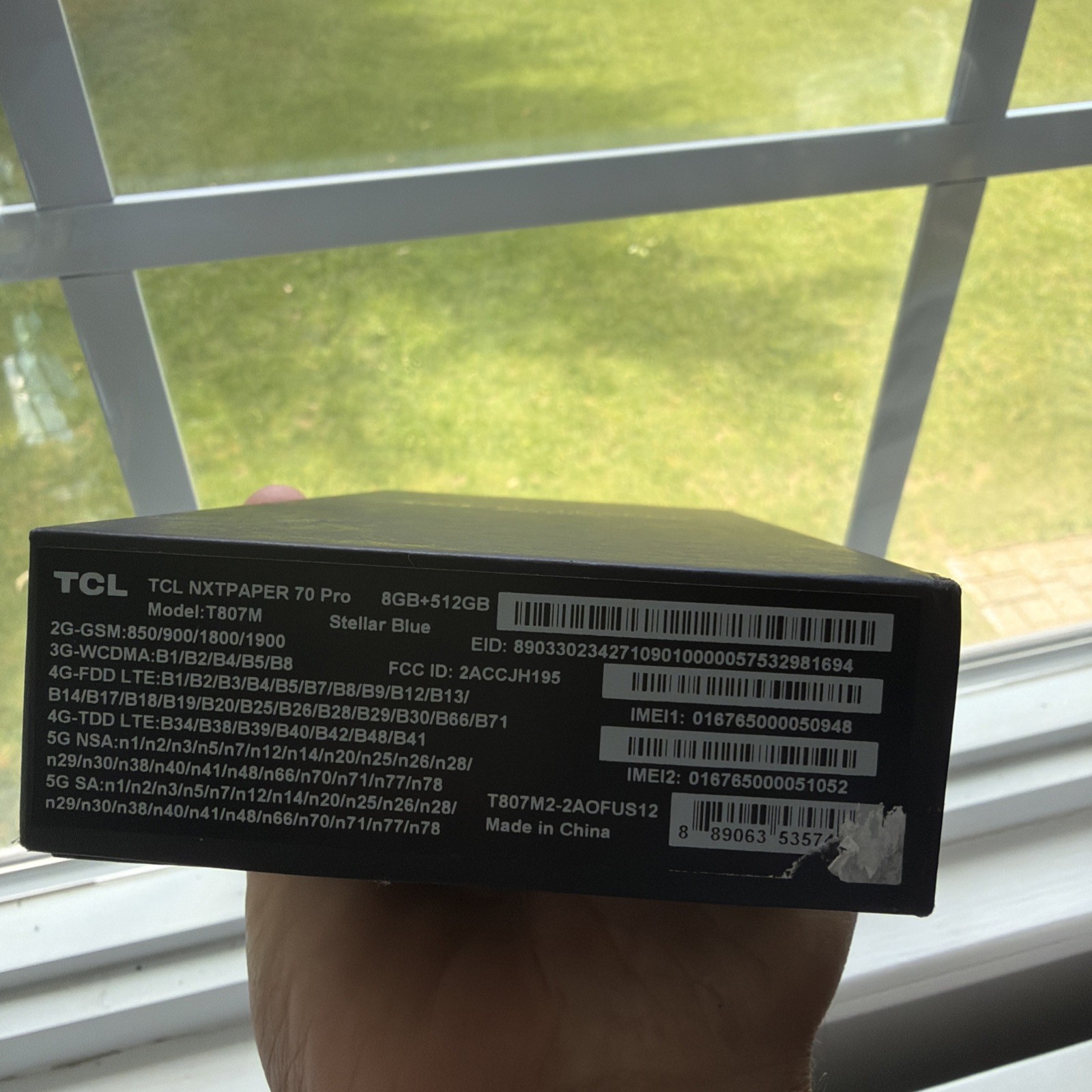 Brand New Sealed TCL NXTPAPER 70 Pro 512 GB Stellar Blue
