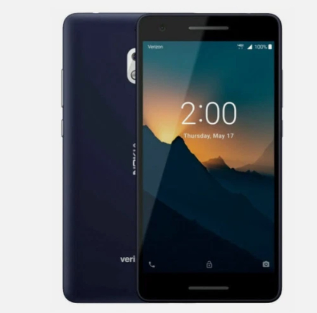 Nokia 2V (TA-1136) Verizon Locked 8GB Blue – Excellent