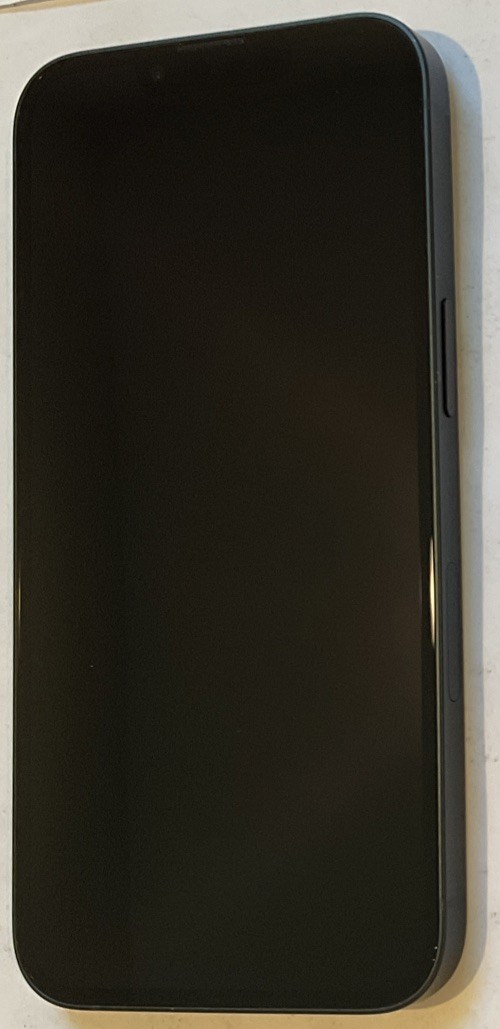 TESTED USED GSM UNLOCKED MIDNIGHT iPhone 13, 128GB A2482 MLA23LL/A, 90% BATTERY.