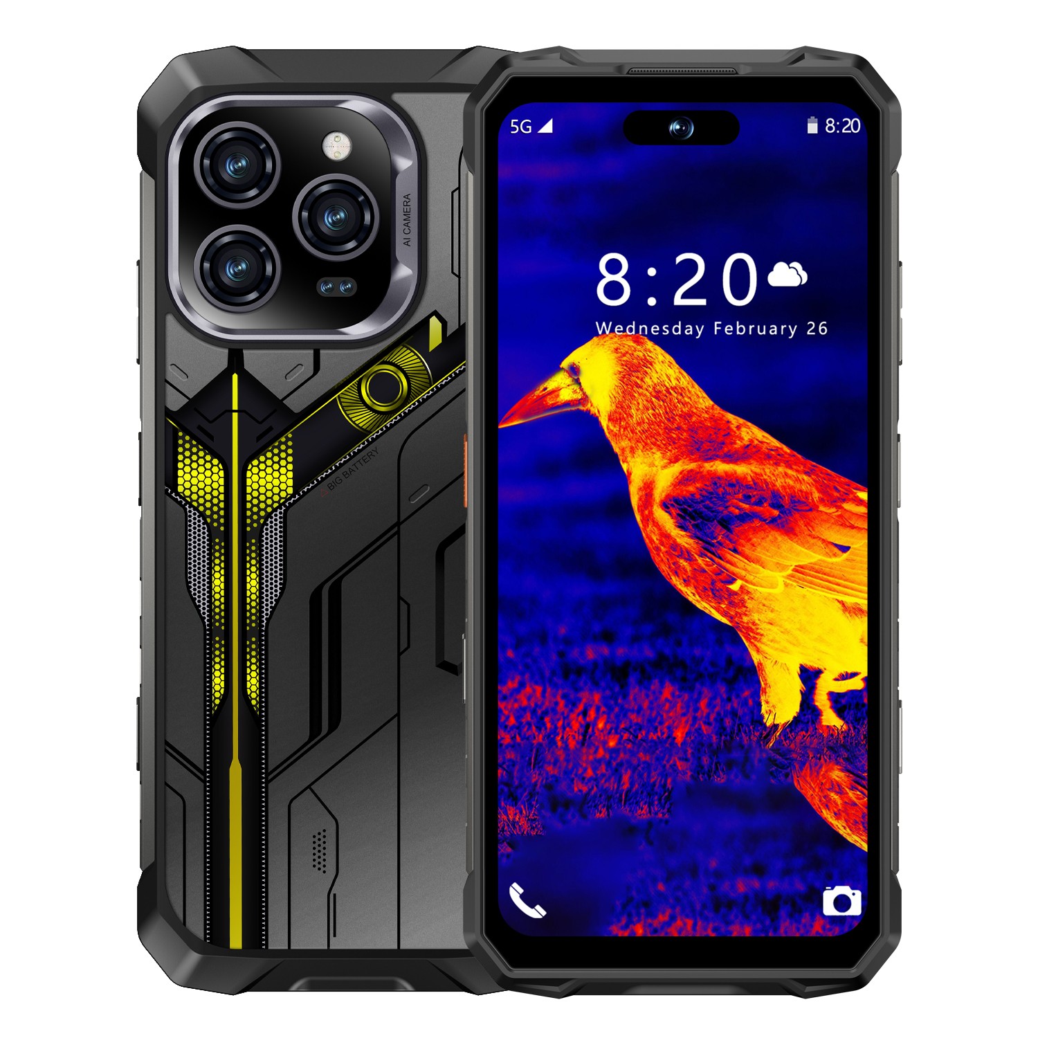 Rugged Smartphone R16 Pro MAX 12GB+256G Dual Sim 5G Unlocked Cell Phone 10000mAh