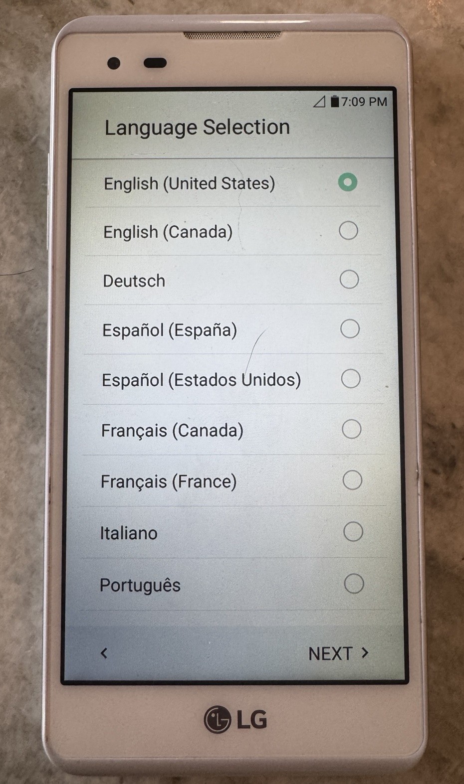 LG Tribute HD LS676 16GB White Sprint Smartphone Android Tested Factory Reset