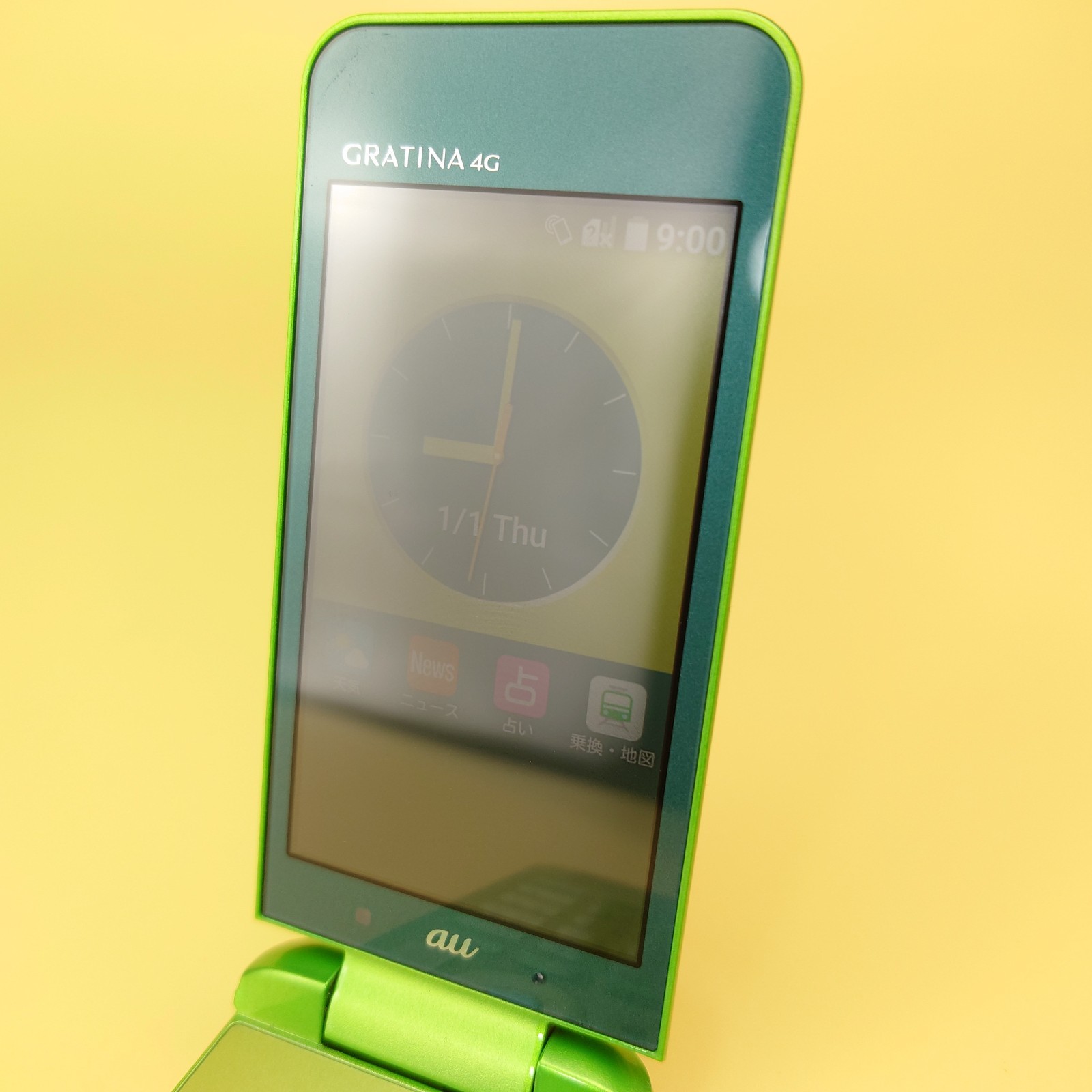 Kyocera KYF31 GRATINA 4G Unclocked Android Flip Feature Phone Green Tested