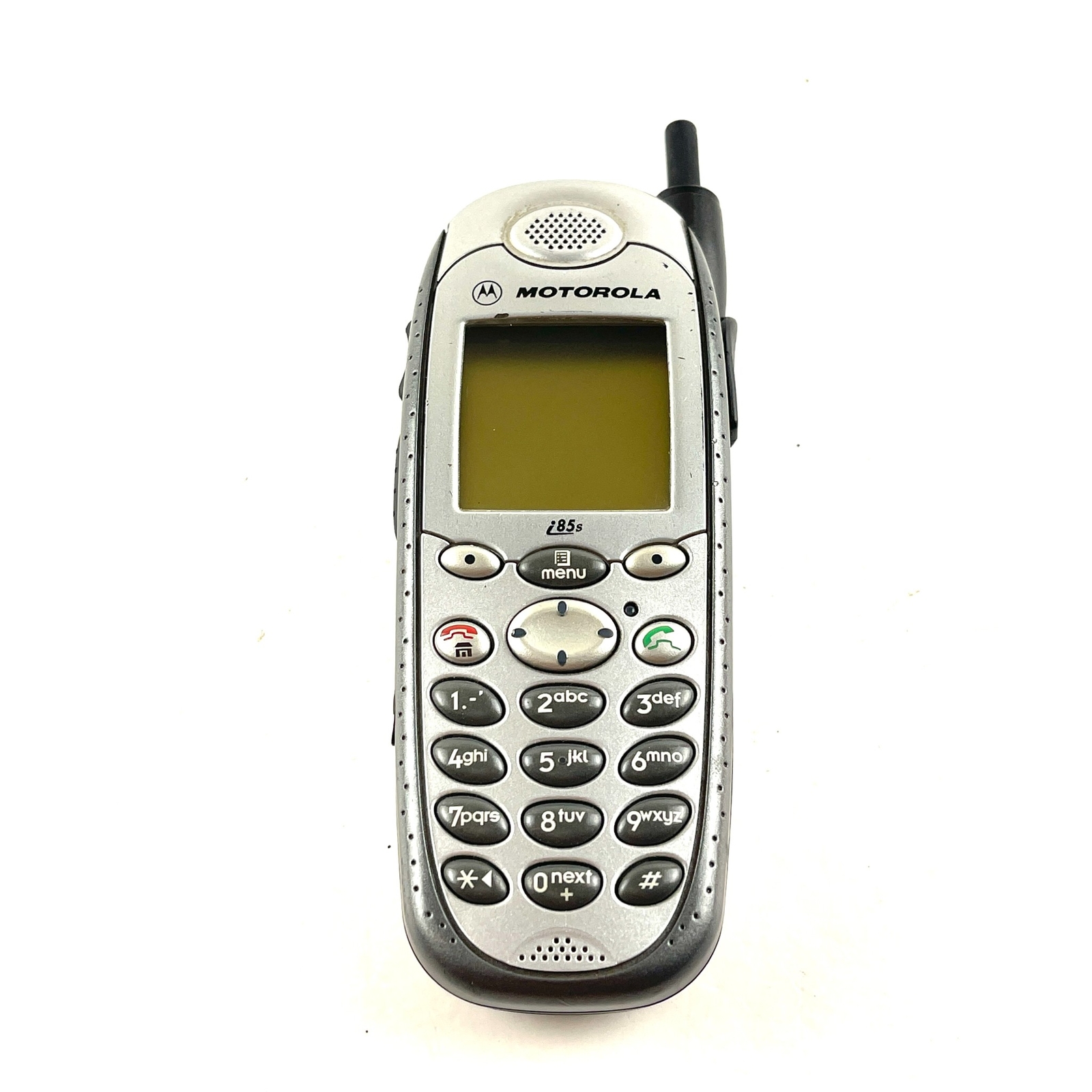 Motorola H40XAH6RR1AN Cell Phone (Nextel) Gray & Black Numeric Keypad Single Sim