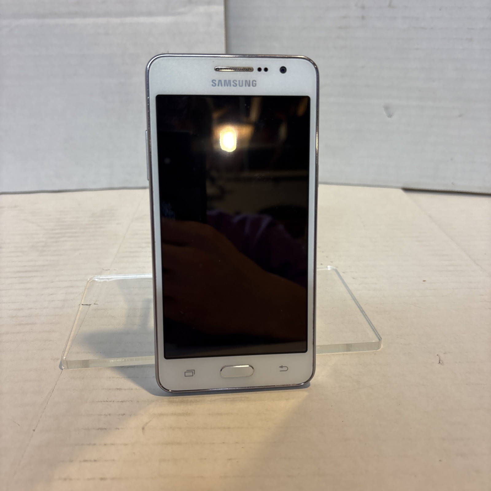 USED Samsung Galaxy Amp Prime – 8 GB White Cricket Wireless