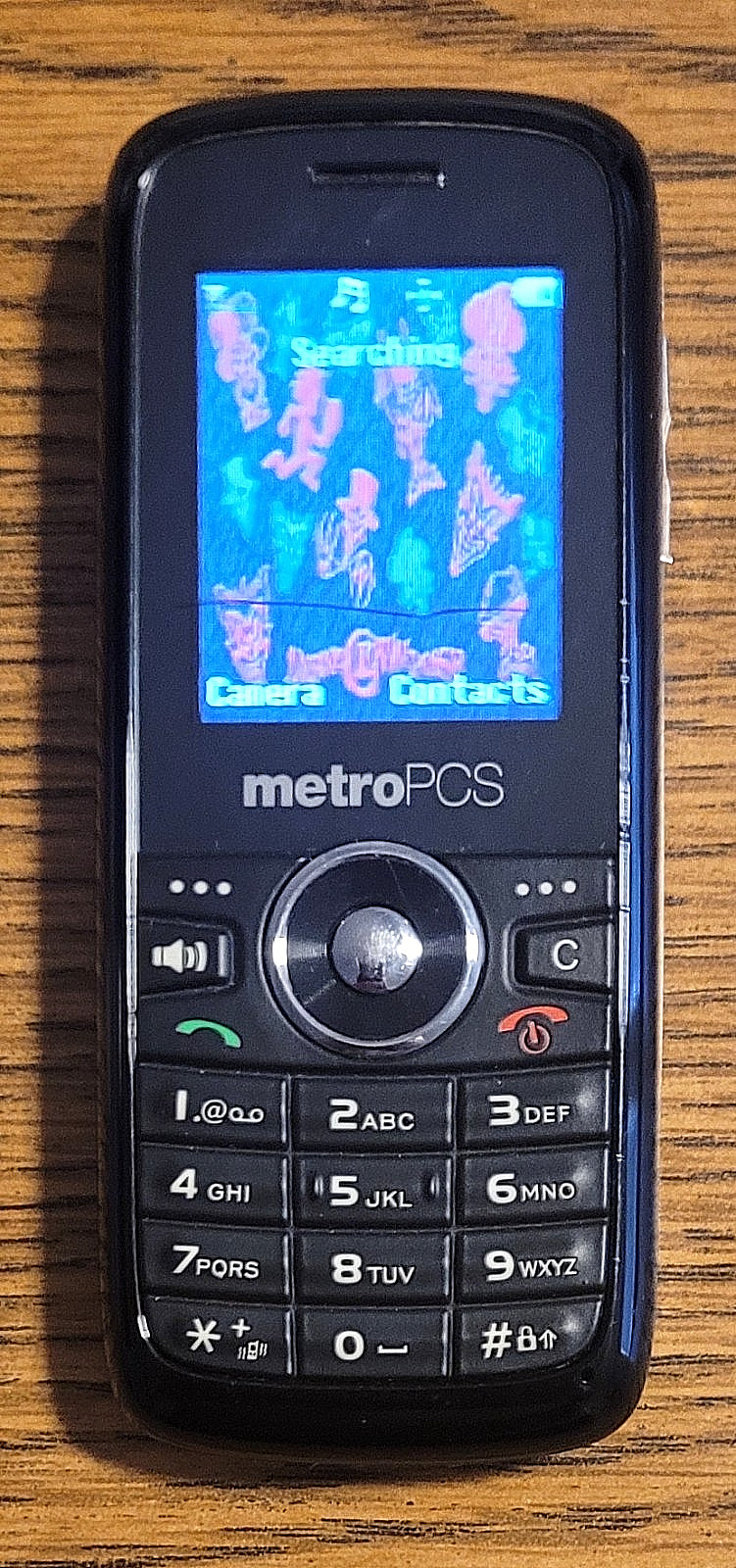 MetroPCS M228 – Black and Silver – Very Rare Cellular CDMA Candybar Phone – READ