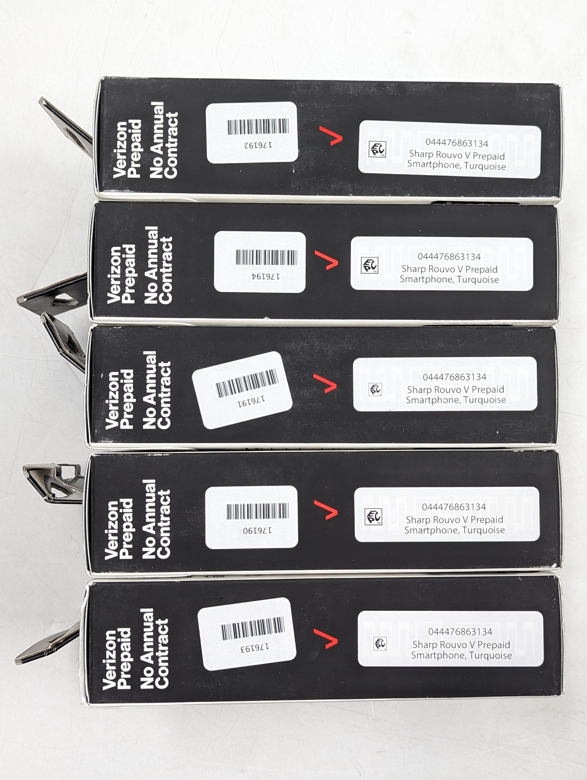 Sharp Rouvo V 32GB | Turquoise | VERIZON PREPAID ONLY | Lot of 5