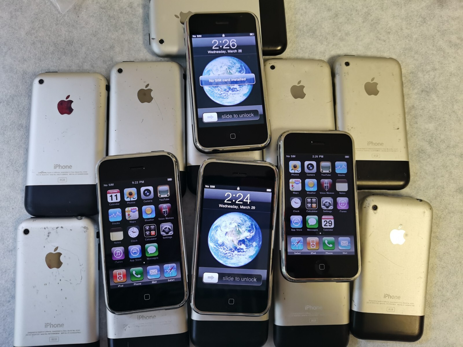 IOS 1.0 Apple iPhone 1st Generation 4/8/16GB A1203 (GSM) unlocked jailbreaked