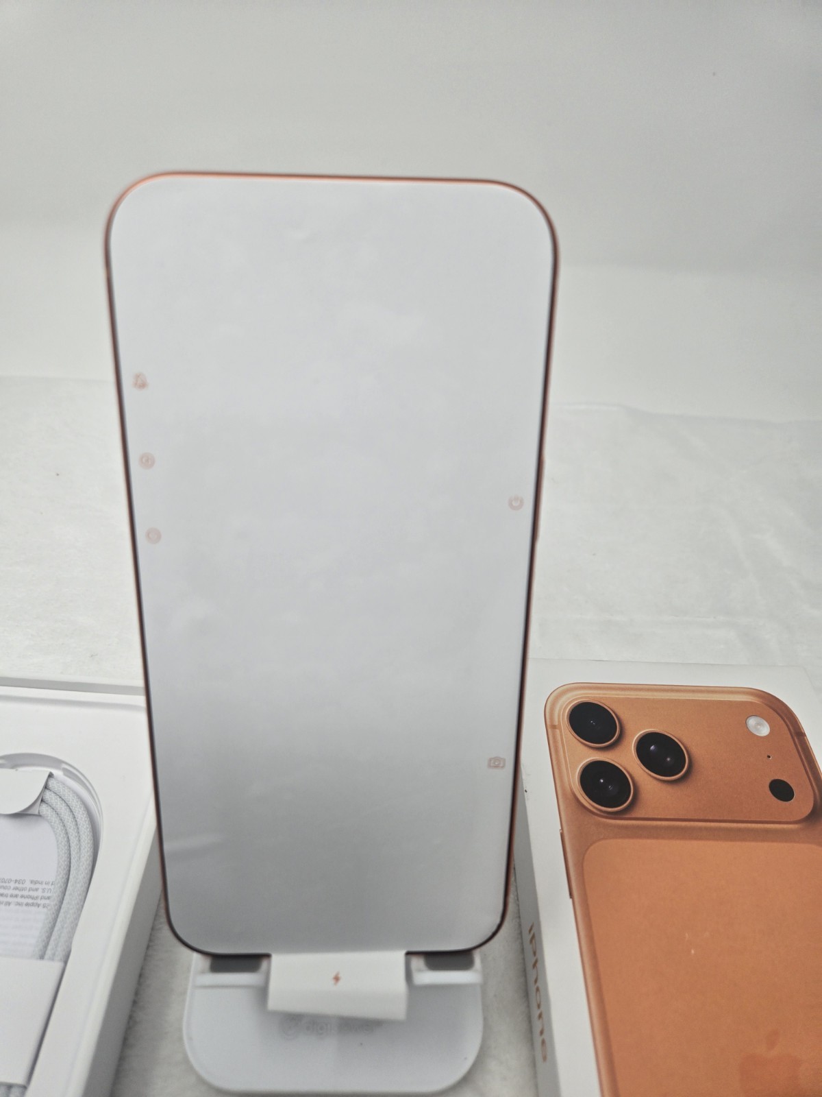 READ DESCRIPTION, 17 Pro Max 256GB – Orange (AT&T) OPEN BOX – Parts Only – READ