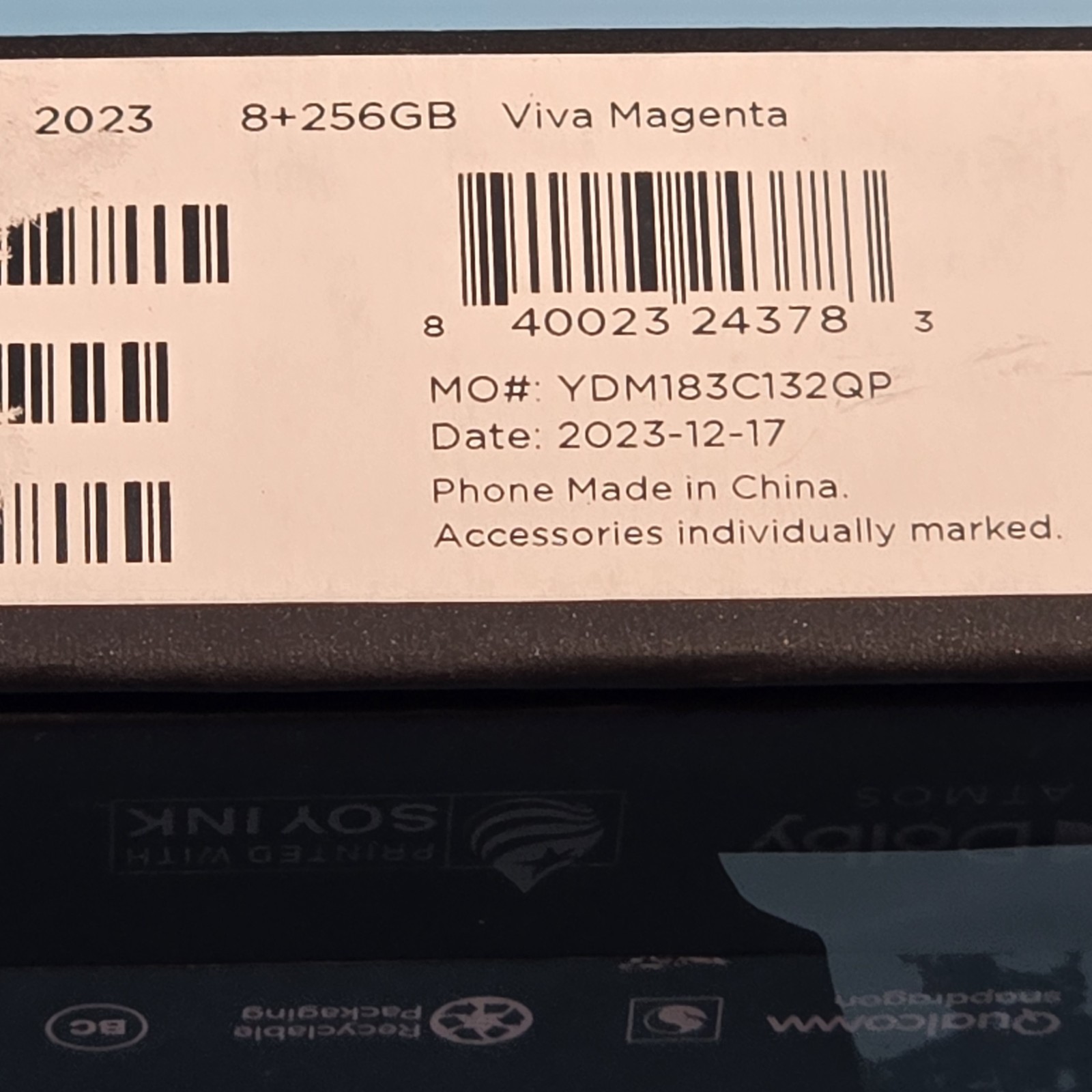 Motorola Razr Plus (2023) – Unlocked – Viva Magenta – 256GB –
