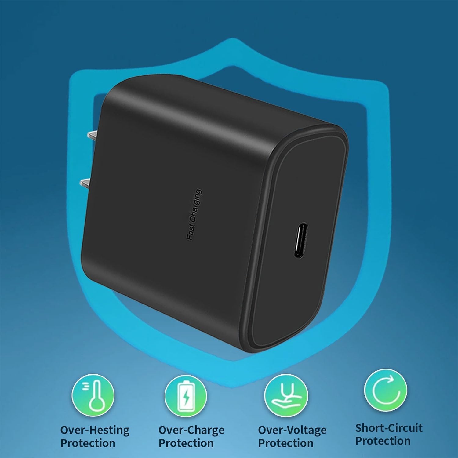 Super Fast 45W USB-C Wall Charger Compatible with Samsung S22/S21/S20