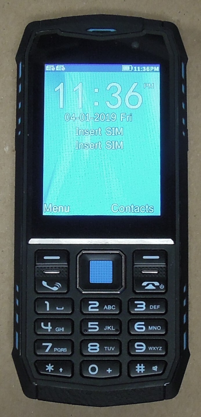 IP68 Rugged Smart Phone Tested Fully Functional 1212-02M