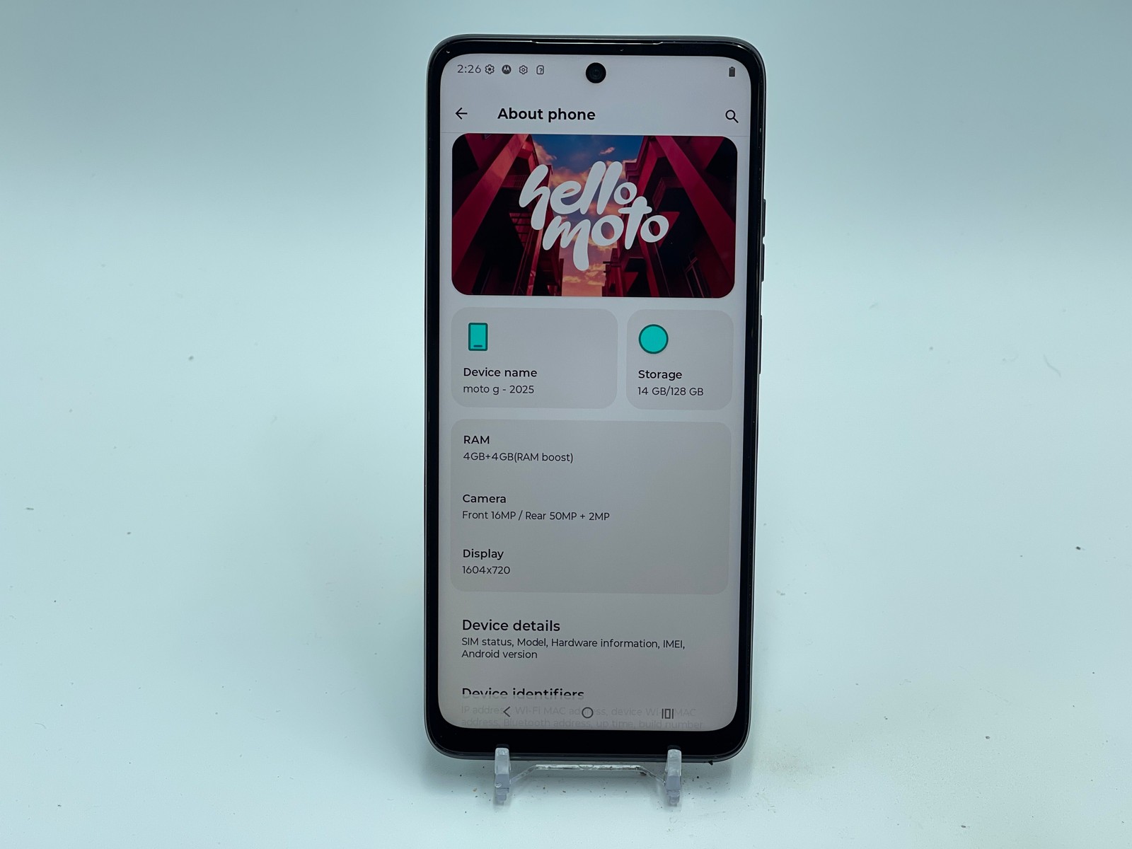 Motorola Motorola Moto G 5G 2025 128GB XT2513-1 (Unknown) Black (E-0055)