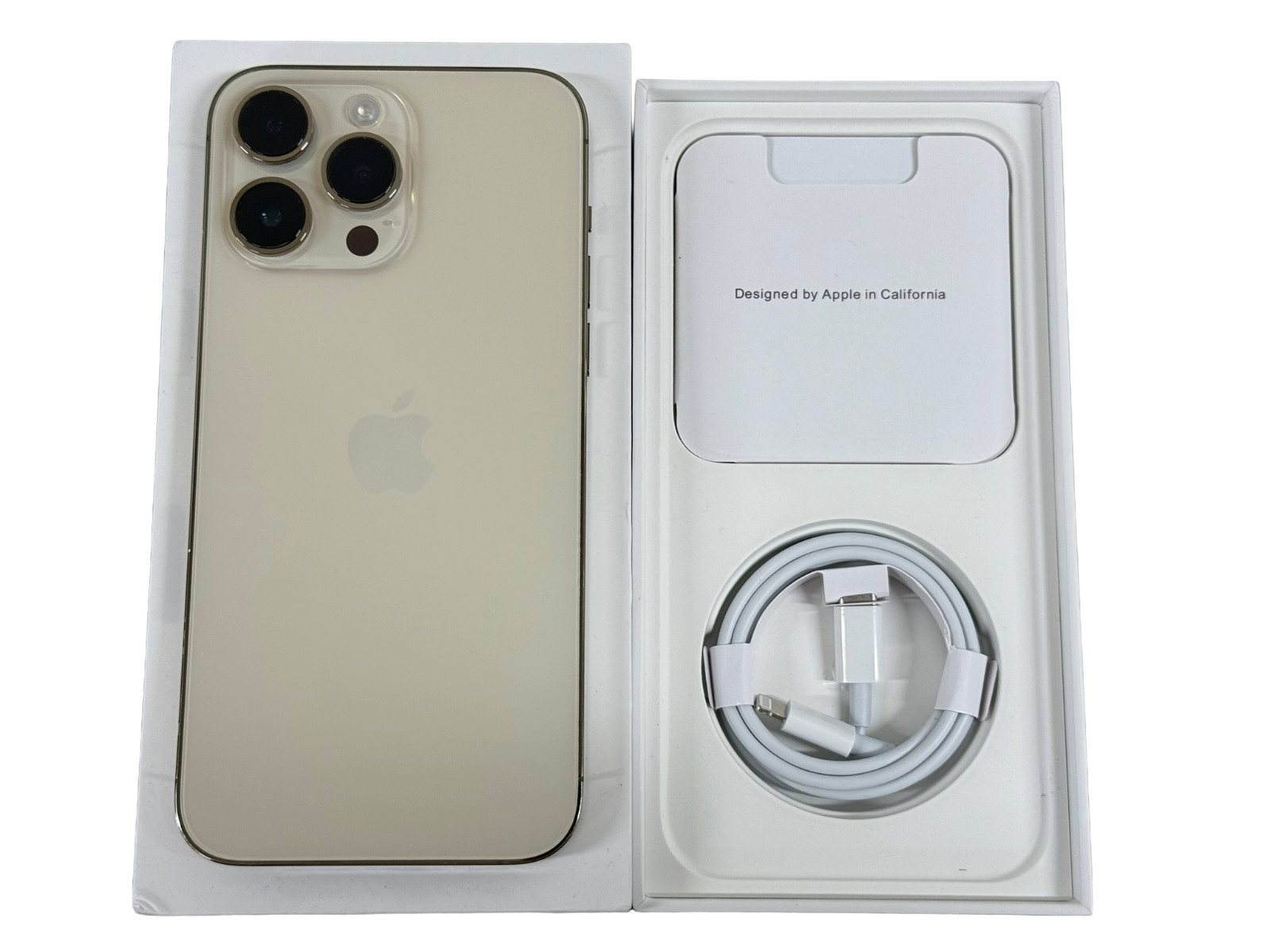 Apple iPhone 14 Pro Max 256GB Factory Unlocked Open Box – Gold, Deep Purple