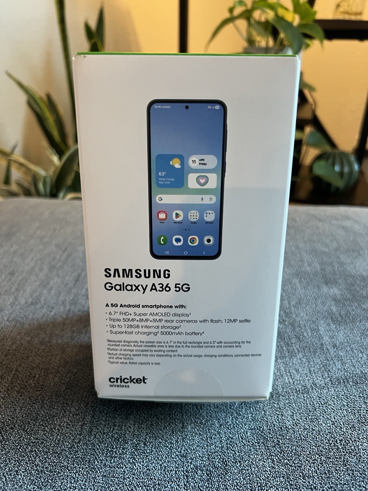 Samsung Galaxy A36 5g – 128GB (Cricket Wireless)