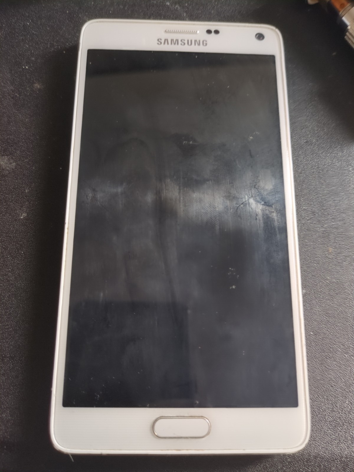 Vintage Samsung Galaxy Note 4 SM-N910A 32GB, Frost White, Infrared For TV Remote