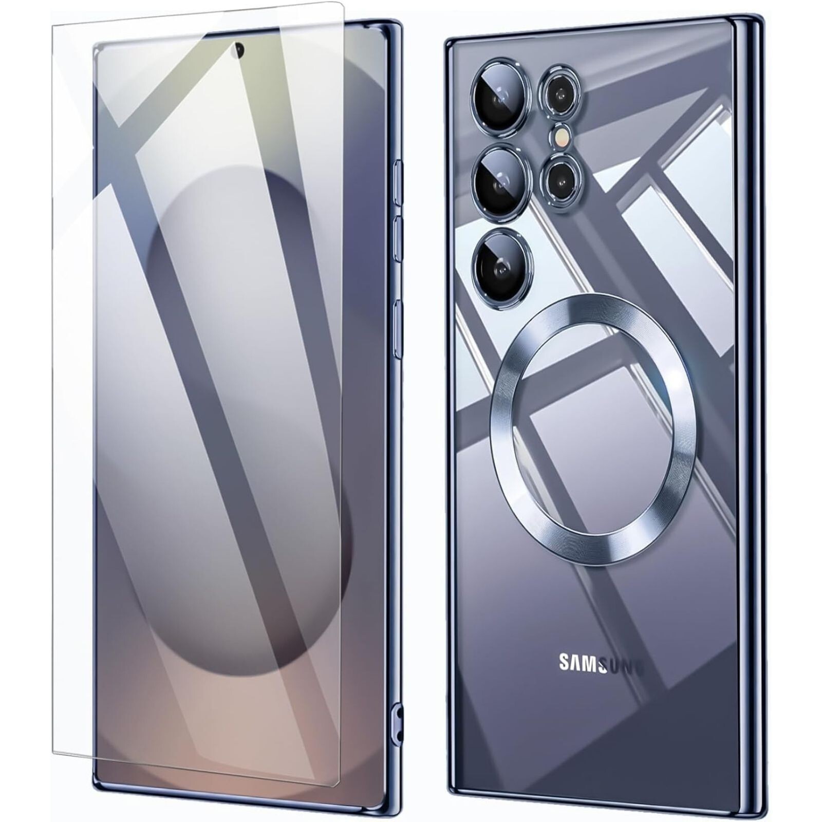 For Samsung Galaxy S25 Ultra Case with Shockproof Protection & Screen Protector