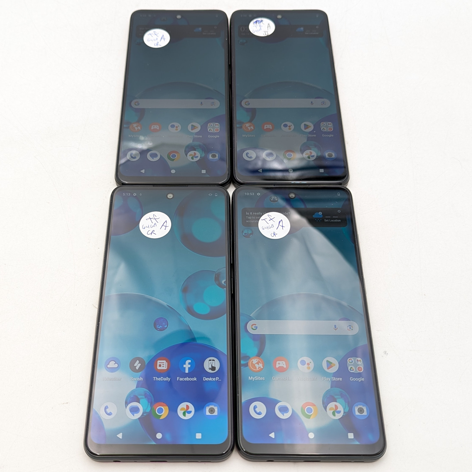 HMD Vibe N159V 64GB Great Condition | Black | TRACFONE ONLY | Lot of 4