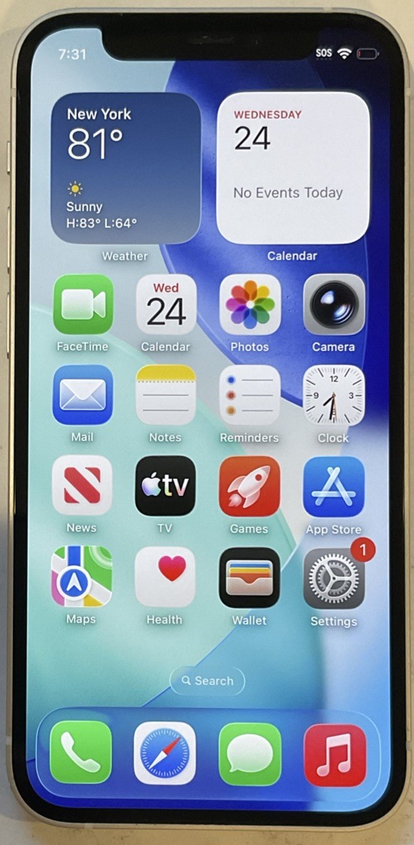 TESTED USED WHITE GSM UNLOCKED iPhone 12 MINI, 64GB A2176 MG6H3LL/A, 87% BATTERY