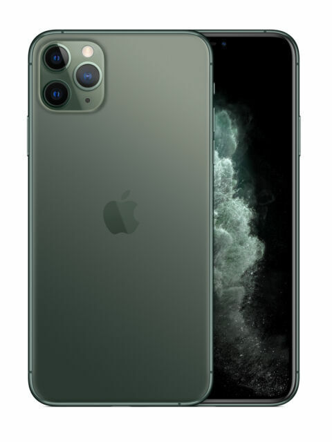 Apple iPhone 11 Pro Max – 512GB – Midnight Green (Unlocked) A2161 (CDMA + GSM)