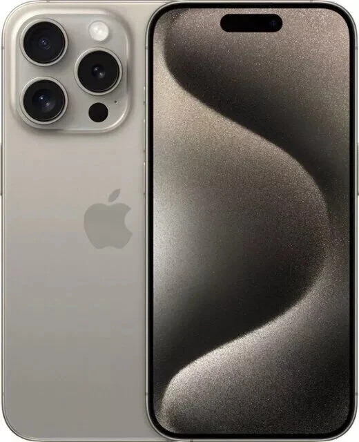 open box Apple iPhone 15 Pro MAX 1 TB Natural titanium color Unlocked