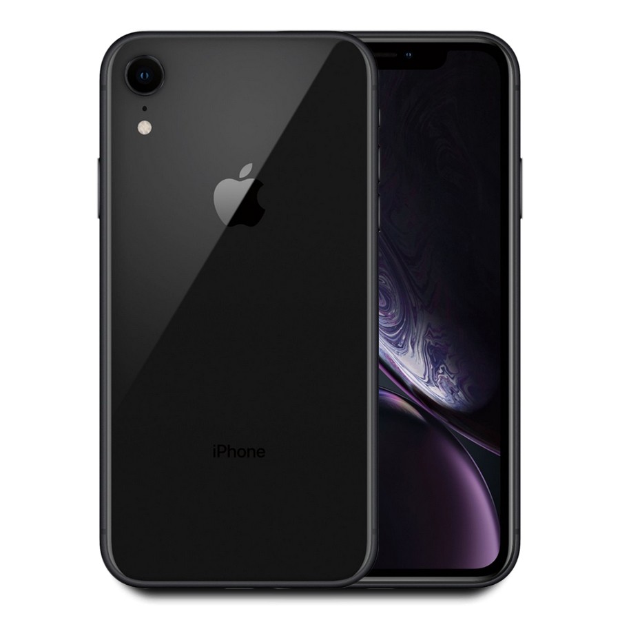 Apple iPhone XR 64GB Unlocked 6.1″ (Black) A1984 – w/1 Year Warranty