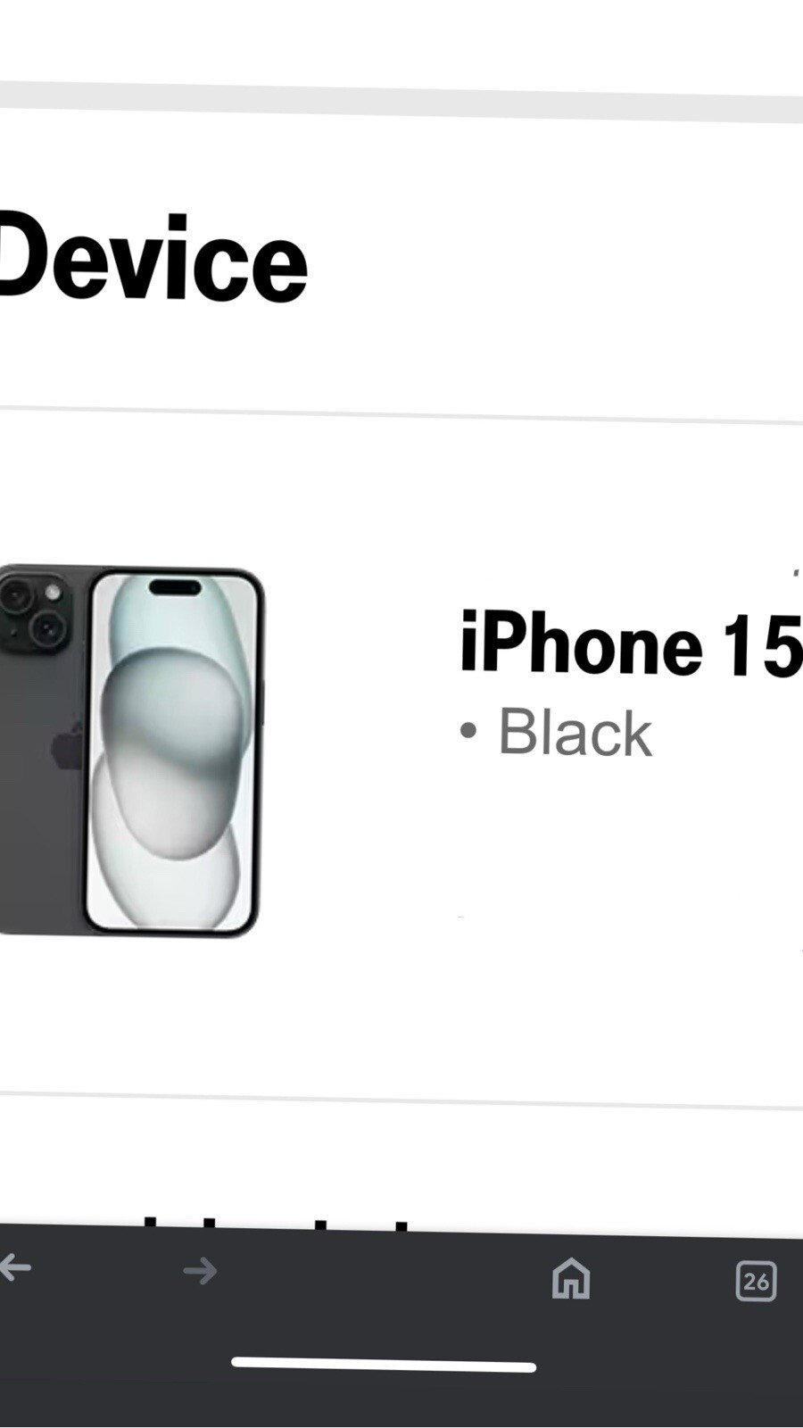 1month old iPhone15 W/tiktok Installed
