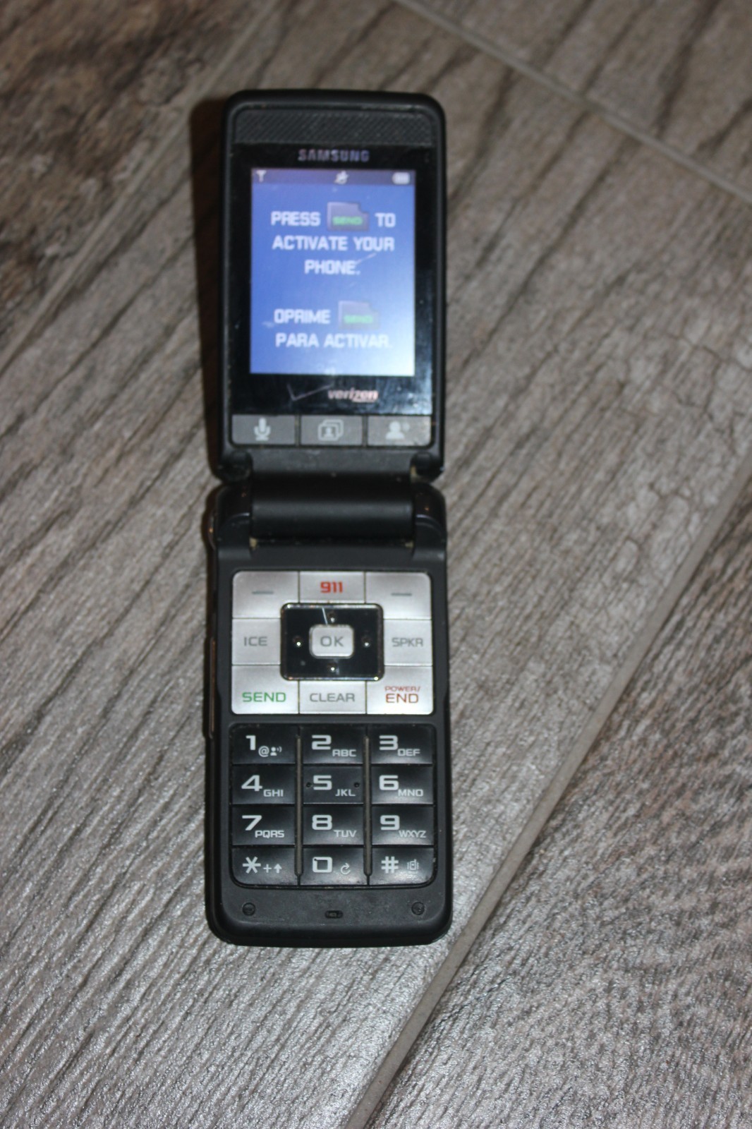 Working VGUC Samsung Haven SCH-U320 Flip Phone & Desk Chgr Verizon No Camera