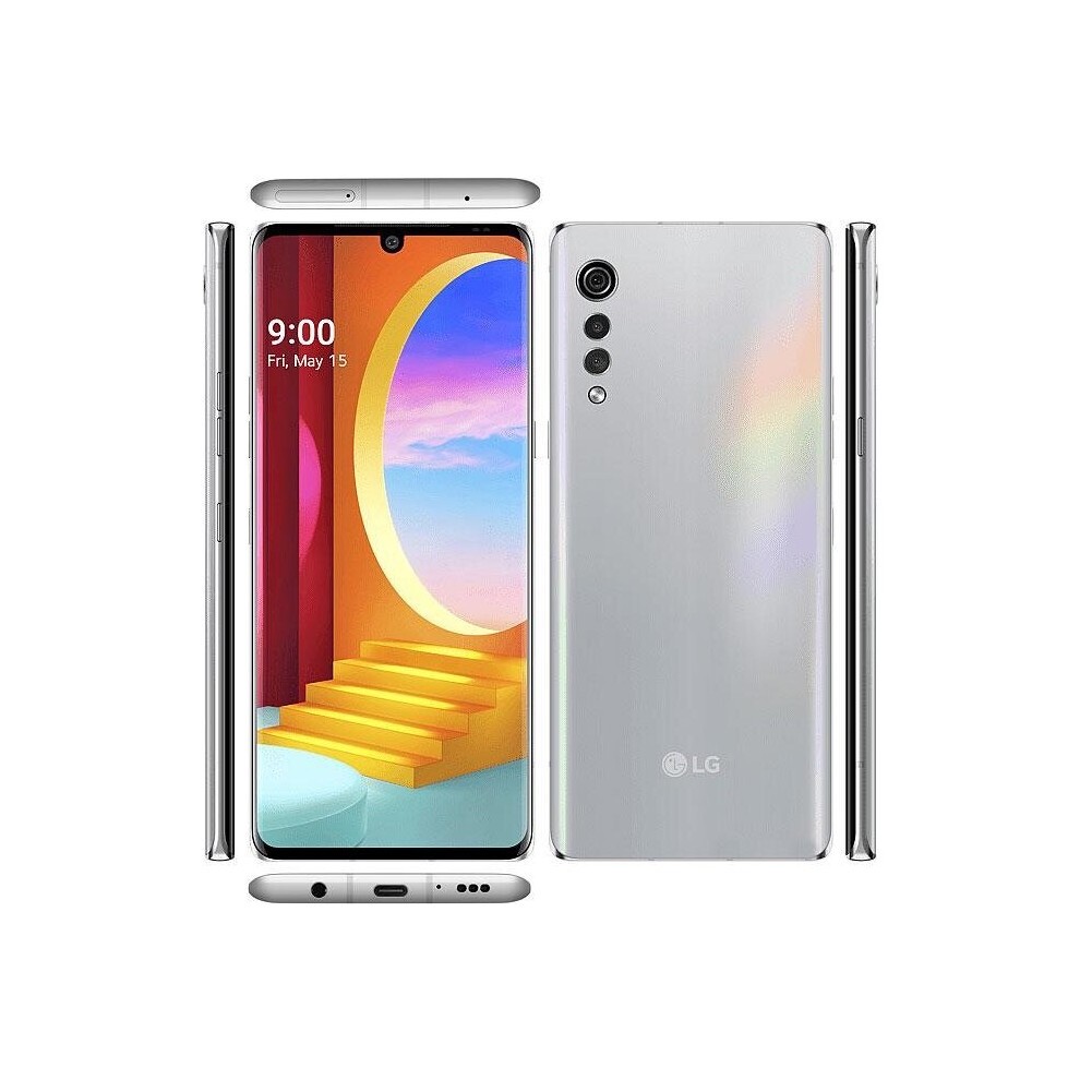 LG Velvet 4G & 5G LM-G900UM1 128GB Aurora Silver (AT&T + GSM Unlocked) New