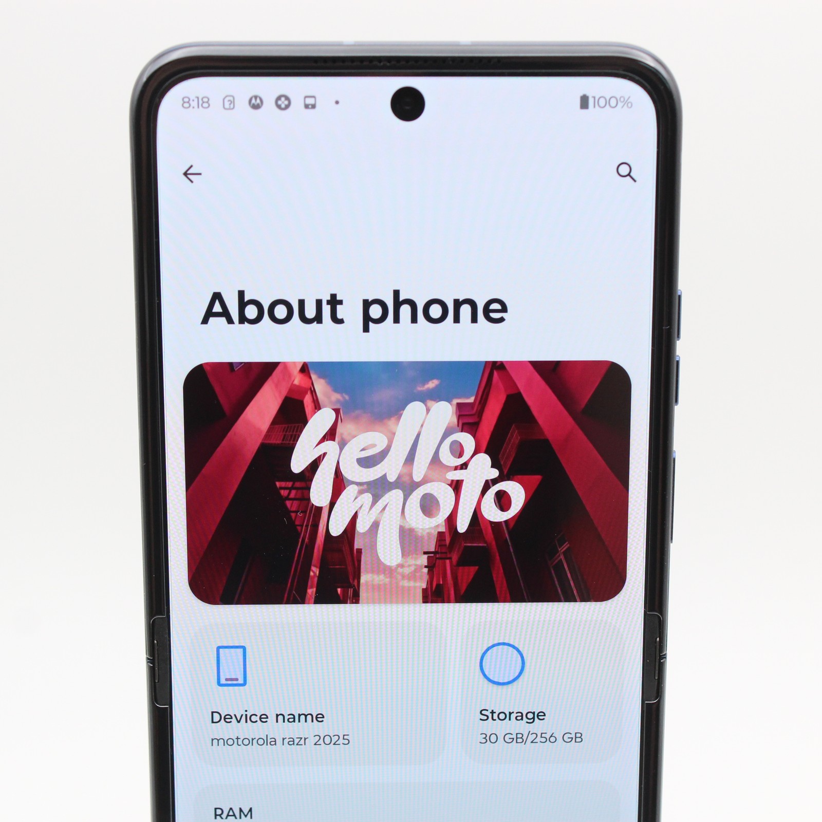 Motorola RAZR (2025) XT2553V 256GB Great Condition | Blue | VERIZON ONLY