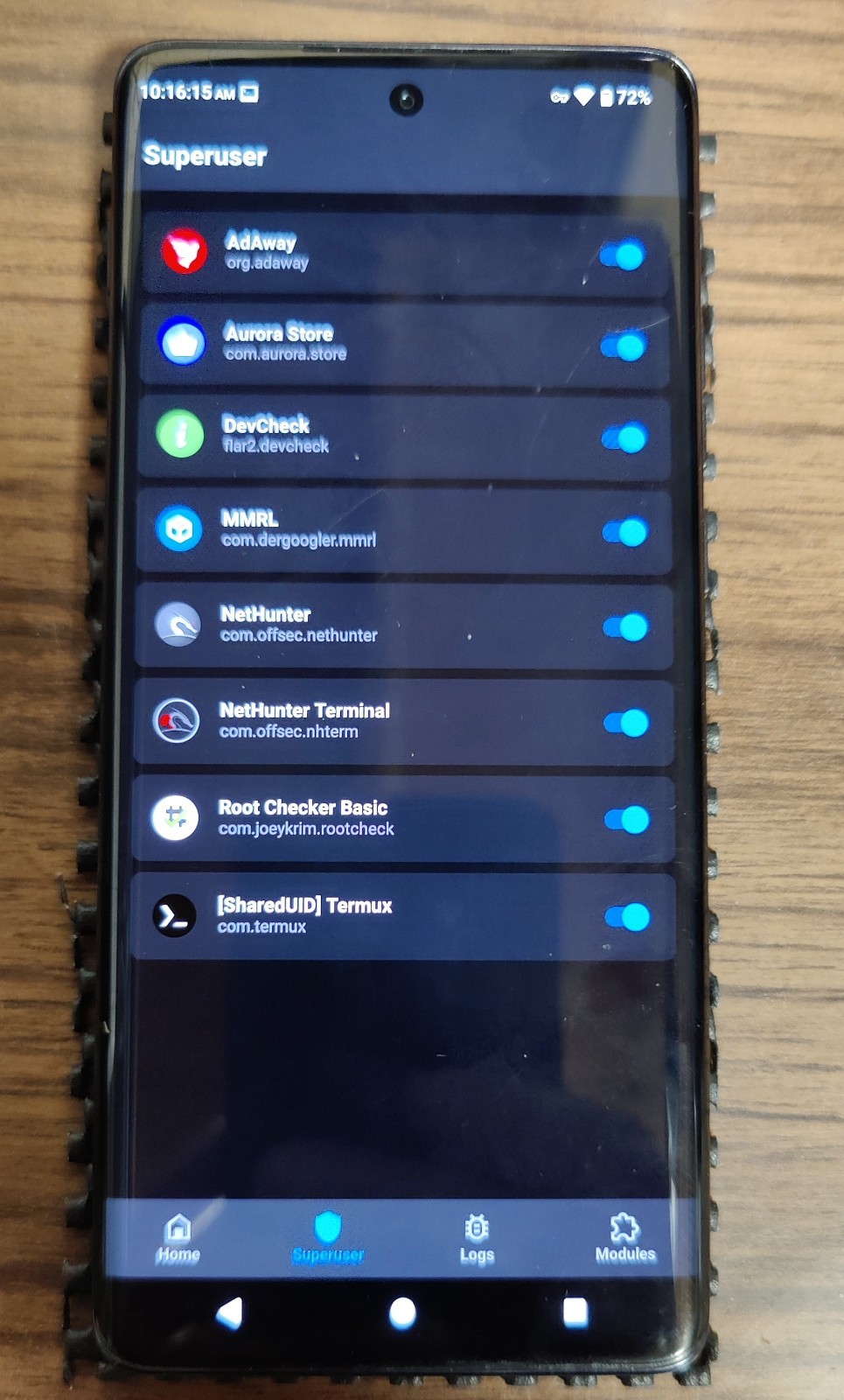Motorola Edge 2024 Rooted Degoogled Kali Nethunter Android 16 T-Mobile Locked