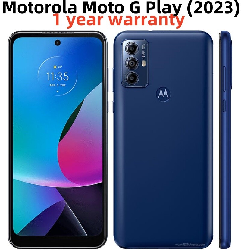 Motorola Moto G Play (2023) 32GB+3GB 16MP 4G LTE Unlocked Smartphone New Sealed