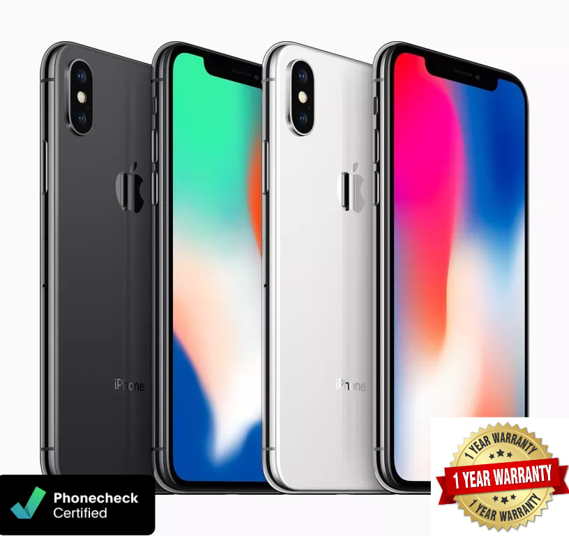 Apple iPhone X A11 Bionic chip with 64-bit architecture
