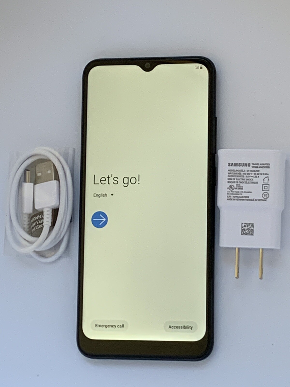 Samsung Galaxy A02 32GB Black Verizon Prepaid Smartphone Excellent Condition.