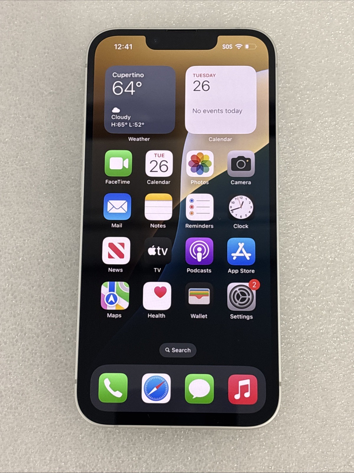 Apple iPhone 16e – 128 GB – White (AT&T)
