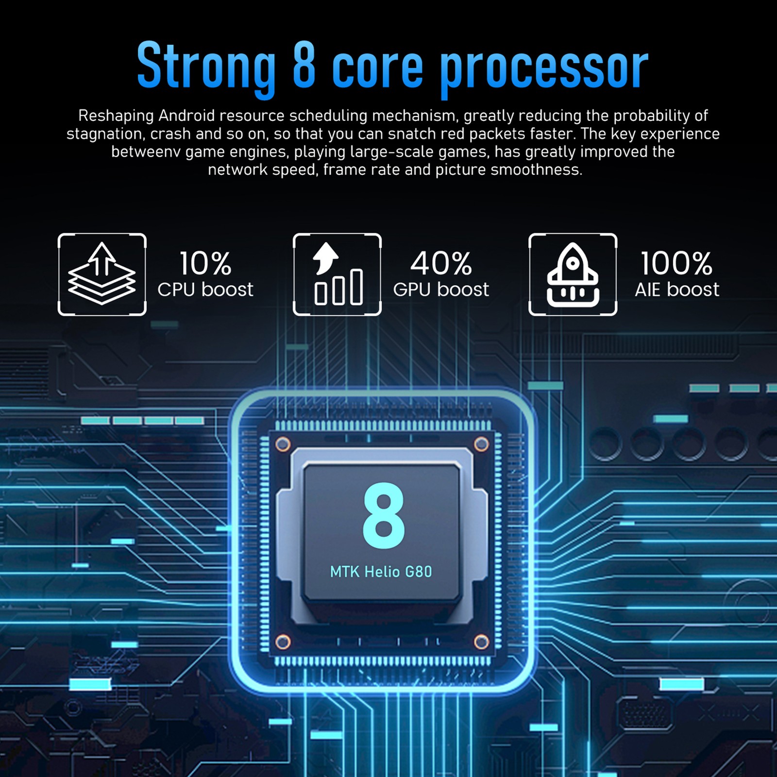 5G WiFi Face Recognition Smartphone with 8GB RAM and 128GB ROM 4G Mobile Phone