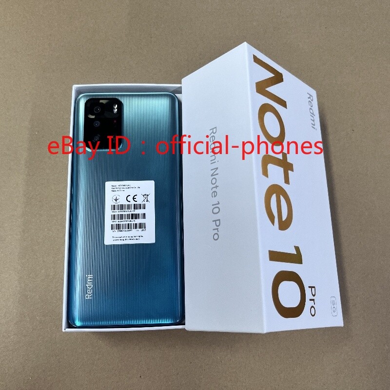 Xiaomi Redmi Note 10 Pro 5G-Dual SIM-64GB -Factory Unlocked-Octa-core-New Sealed