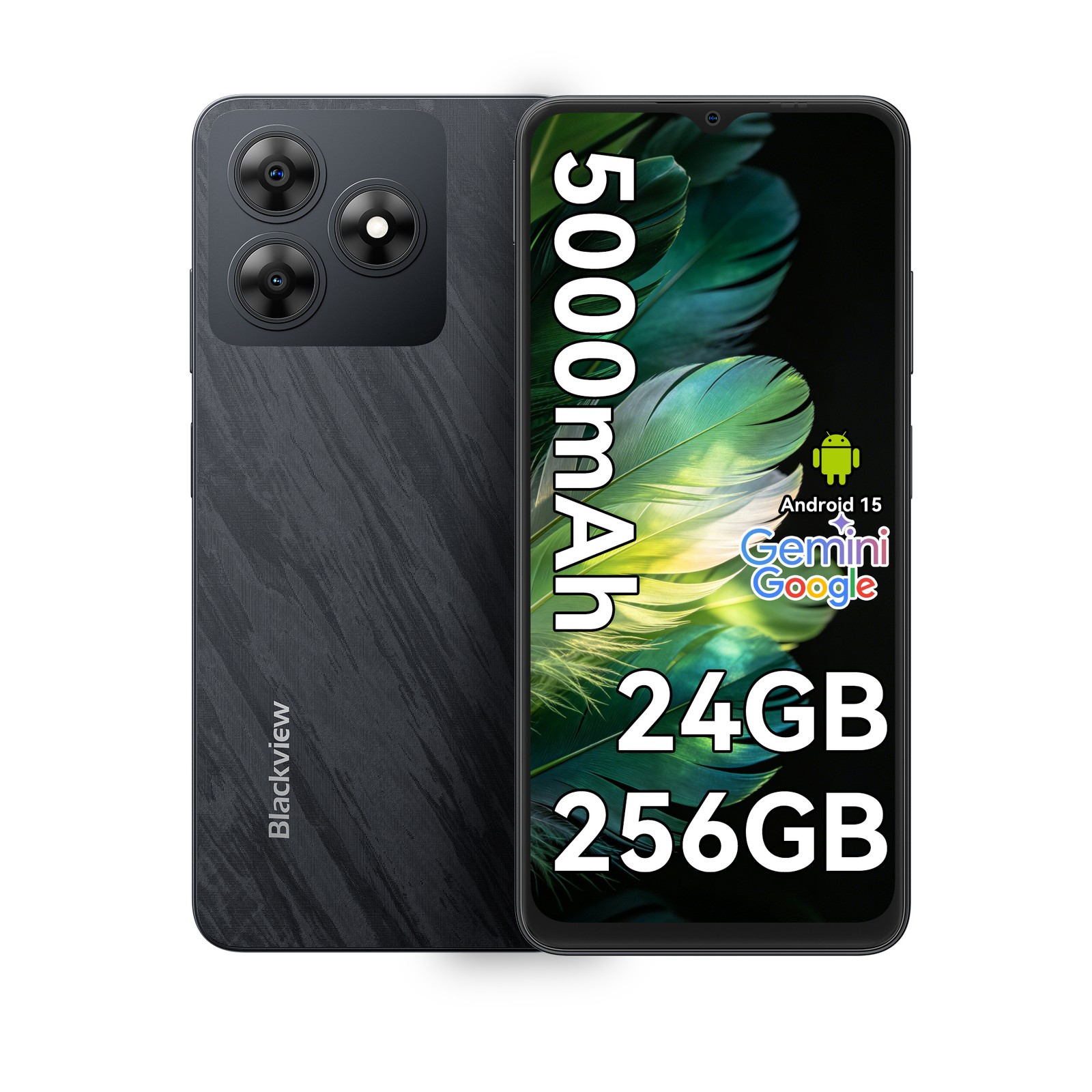Blackview WAVE 8 4G Smartphone 24GB+256GB 6.56″ Android 15 5000mAh Face unlocked